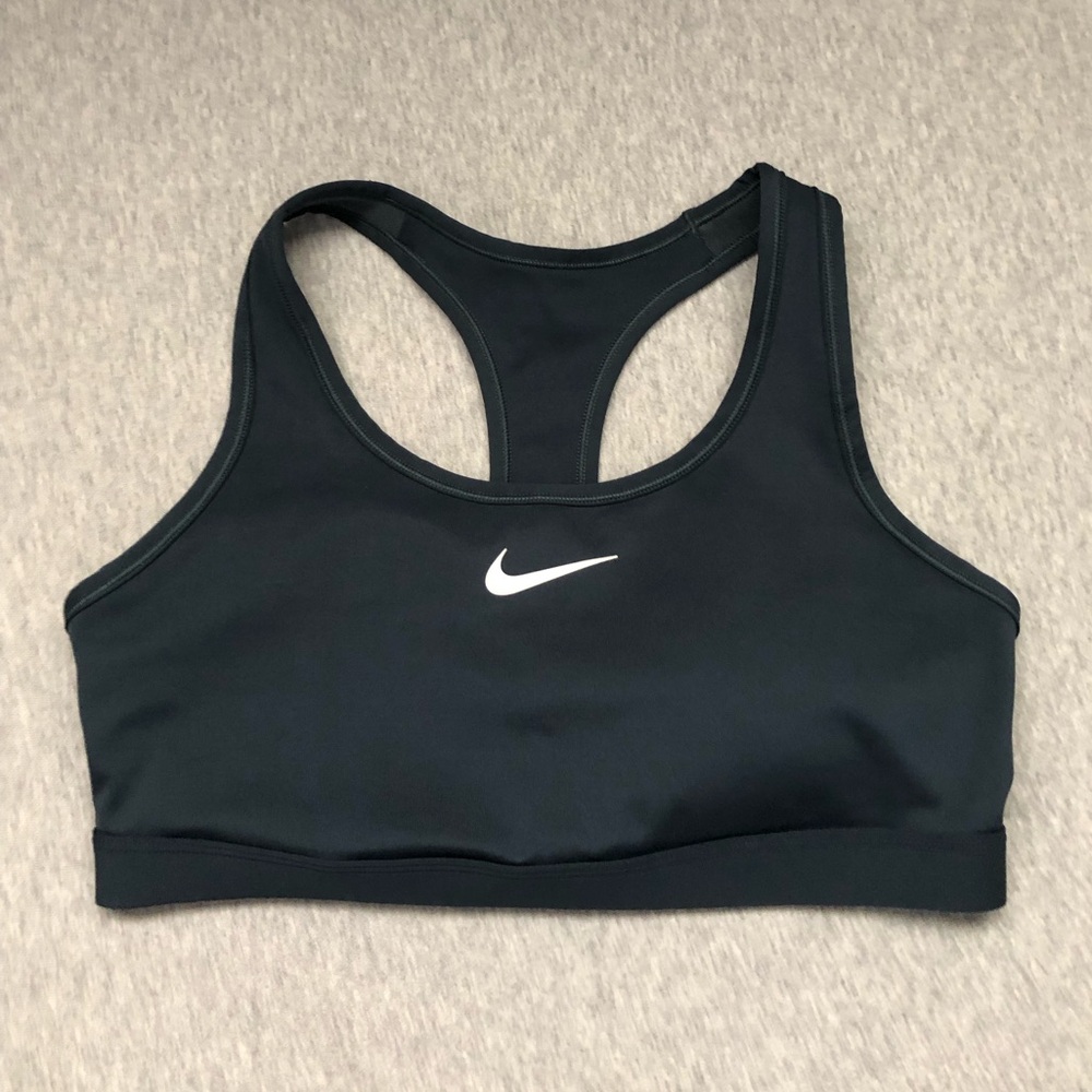 Nike Women’s Swoosh Medium-Support Padded Sports Bra Dark Green Size: M
